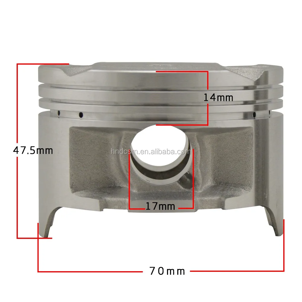 Std +25 +50 +75 +100 Dia 70mm Kw3 Off Road Motorcycle Engine Parts