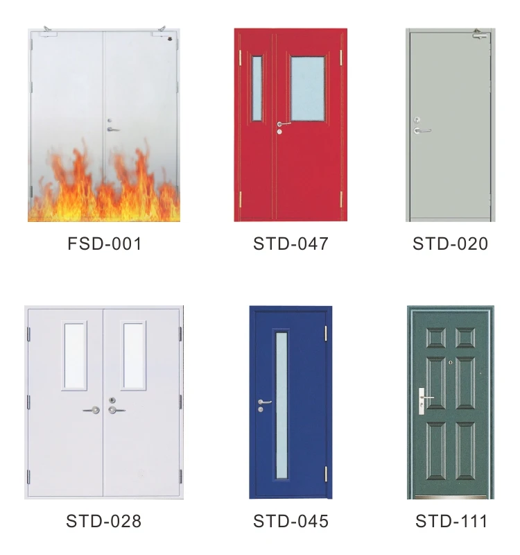 EN Standard Residential Used Commercial Fire-Proof Door Lowest Price Malaysia Fire Rated Doors