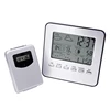 Wireless Thermometer Hygrometer Weather Station Digital Indoor/Outdoor Temperature Humidity Meter Date Alarm Clock