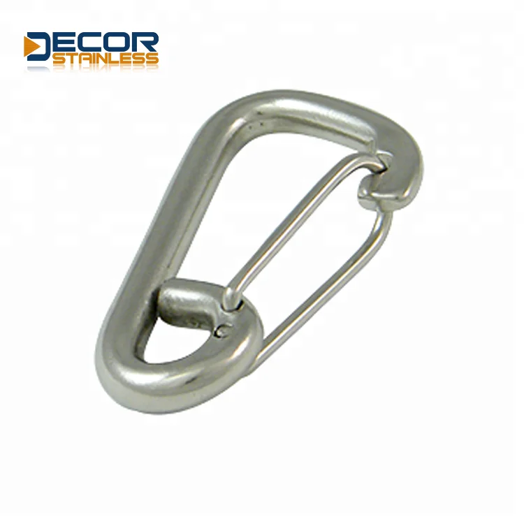 
stainless steel spring clip with locking 