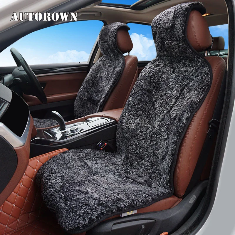 Factory Price Soft And Smooth Sheepskin Pure Wool Curly Fur Car Seat