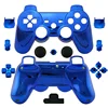 For PS3 Controller Shell Case Chrome Blue Replacement Housing Repair Polished