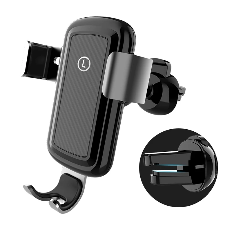 Licheers automatic inductive Air vent fast Qi wireless car charger wireless charger car mount wireless car charger mount