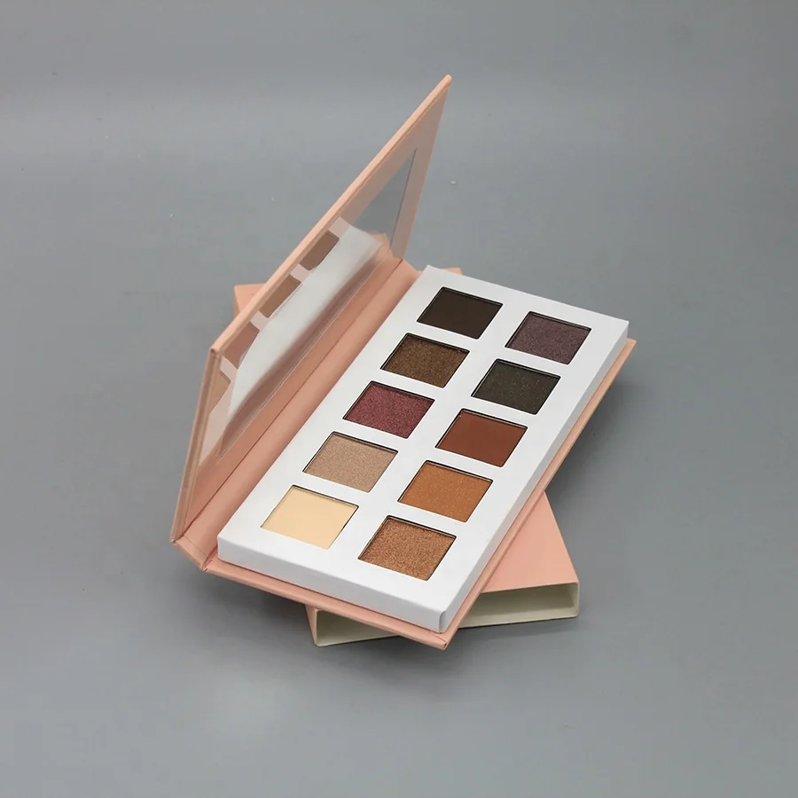 

High Quality makeup 10 Colors eye shadow palette stock OEM Customize Private Label Eyeshadow Palette, Customized 10 color