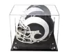 clear acrylic football display case sports memorabilia clear display case with riser