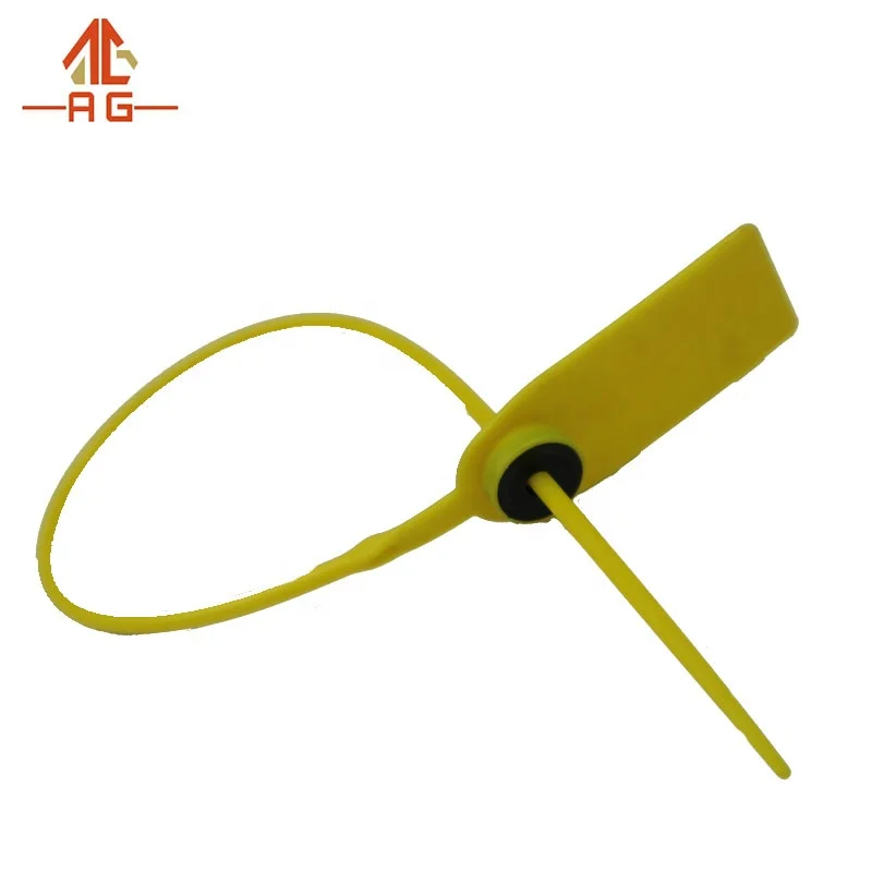 

Factory high quality metal-inserted plastic seal for security bags, Red,yellow, black ,green, etc