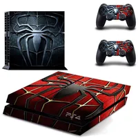 

Spiderman For PS4 Vinyl Skin For Sony Playstation 4 Controle Console Cover Sticker And 2 Controller Gamepad Manttee Decal