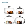 Wholesale Handmade Clear Glass Cake Cover Dining Glass Cake Dome Clear Glass Cake Cover
