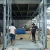 7.5m heavy load 3t fixed guide rail cargo lift hydraulic chain freight elevators chain lift platform