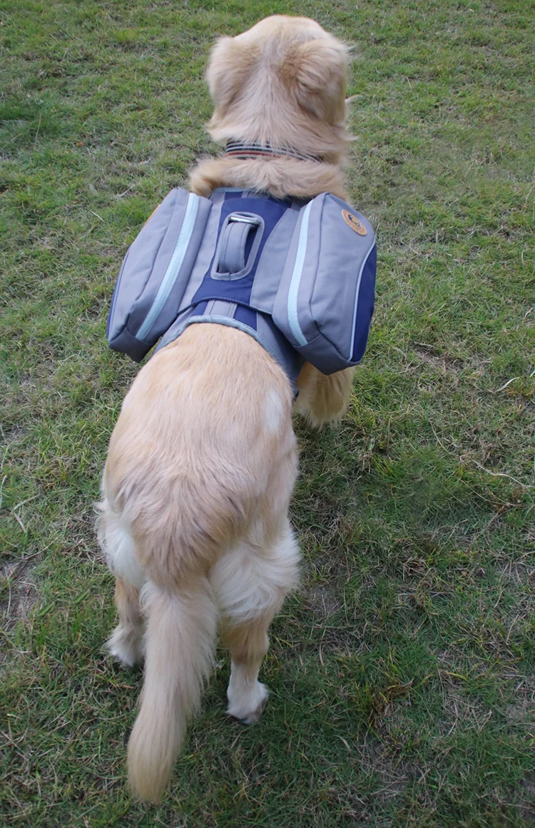 批发宠物载体尼龙狗步行马鞍包狗背包户外运动用品