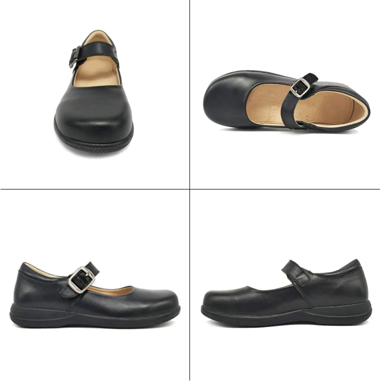 Wholesale Oxford Leather Shoes Children Teenage Black Girls Kids Bulk