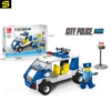 police bricks wholesale patrol trolley building blocks