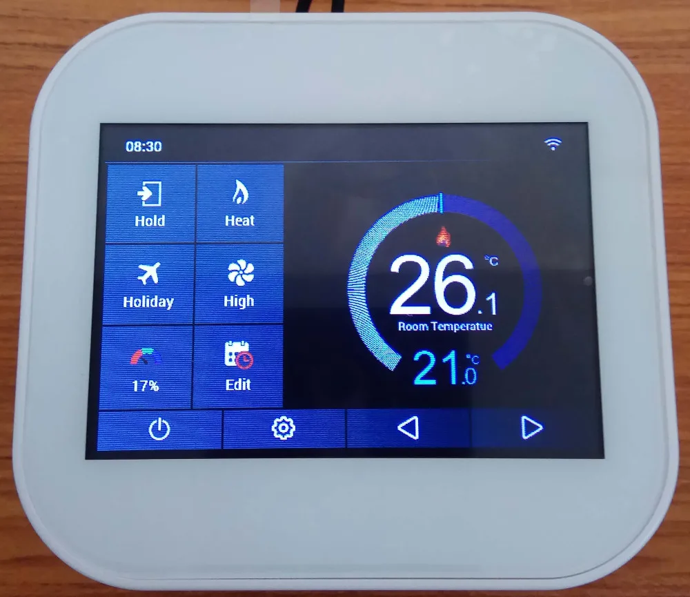 electric central heating Floor/ Hot Selling MC6 underfloor Heating thermostat