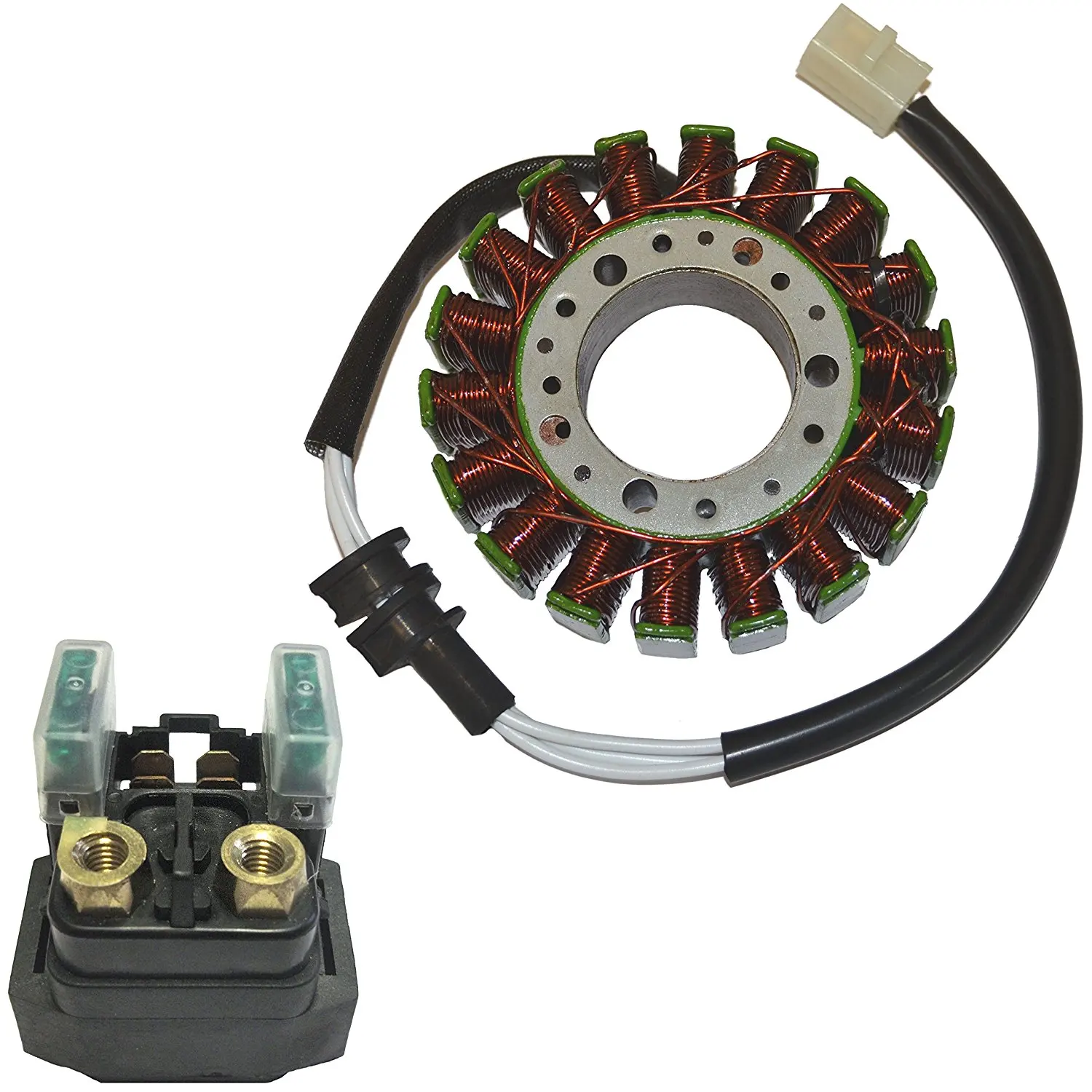 Caltric STATOR /& REGULATOR RECTIFIER Fits YAMAHA R6 YZFR6 YZFR600 YZF-R6 2003 2004 2005 NEW