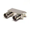 Right Angle Female Twin BNC Connector Kit for PCB Mount