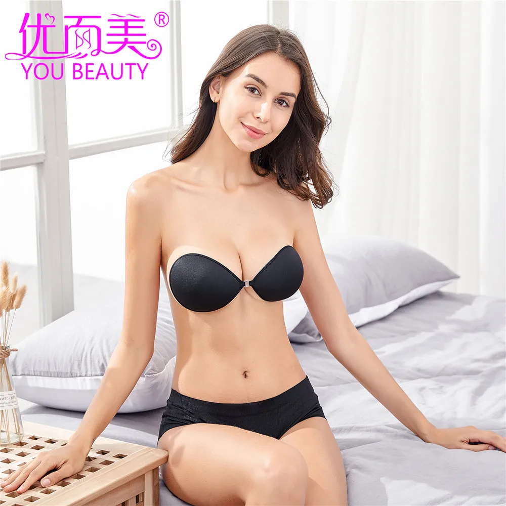 

Sexy young girls one piece silicone breast bra invisible seamless for Bra & Brief Sets