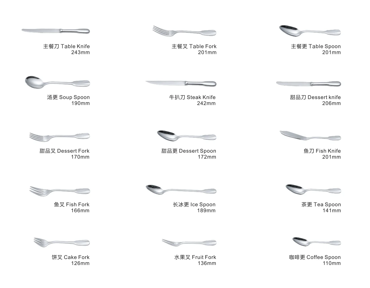 Tableware Stainless Steel Spoon And Fork Luxury 24pcs Cutlery Set