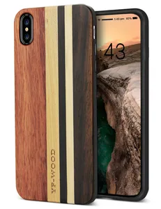 Real Wood Engraved Phone Case iPhone X XS XR XS Max
