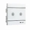 Wireless Smart Home Double Pole Electrical Illuminated Light Switch