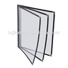 transparent pvc pages place restaurant hotel wine menu folder
