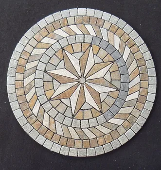 Natural Slate Stone Beautiful Floor Mosaic Patterns Wall Tiles Natural Slate Stone Beautiful Floor Mosaic Patterns Wall Tiles Square Medallions