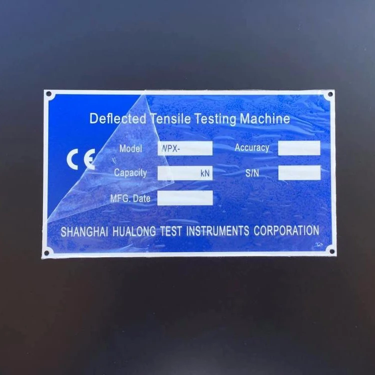 

High quality blank nameplate with laser marking