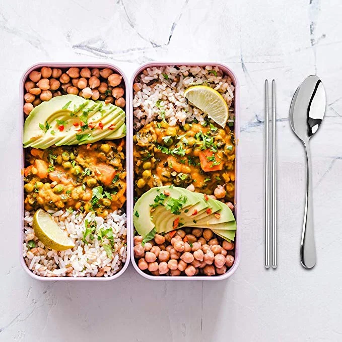 
Travel Utensils Upgraded Reusable Portable Travel Cutlery Set 9-Piece including Knife Fork Spoon Chopsticks Straw Brush 