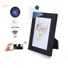 1080p hd ir real time clock viewer photo digital frame wifi Ip camera with remote control recording audio video