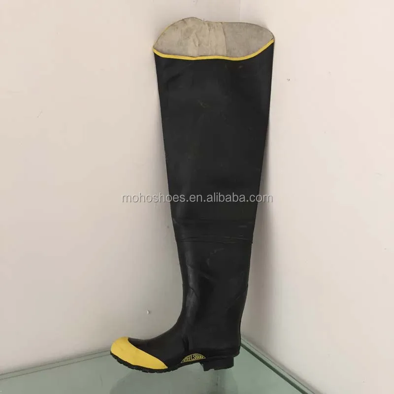 Knee Steel Toe Rain Rubber Hip Wader Thigh High Boots - Buy Steel Toe ...