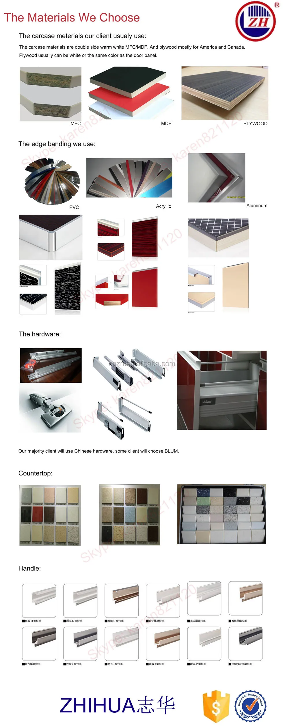 Zhihua kitchen material choice 4