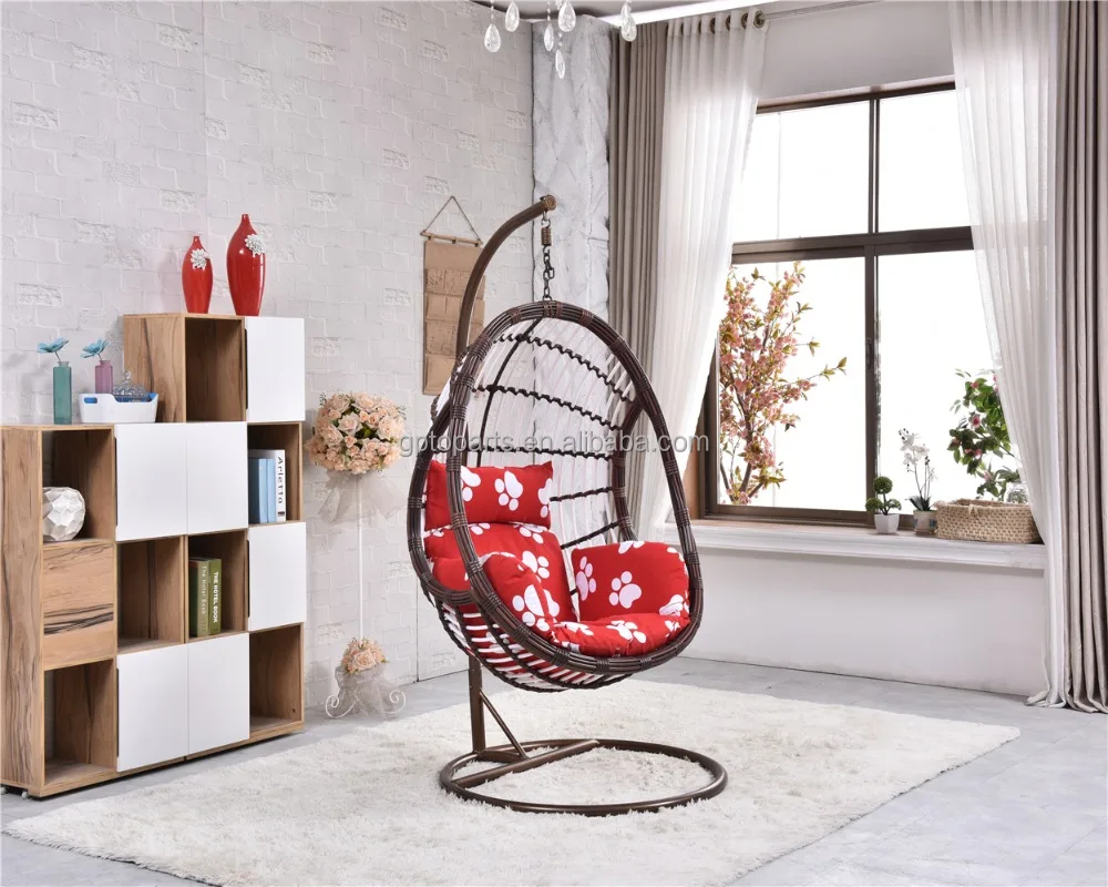 Venta al por mayor silla columpio mimbre-Compre online los mejores