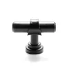 Black Modern Cabinet Hardware Drawer Handle Kitchen Cupboard T Bar Pull Dresser Knobs