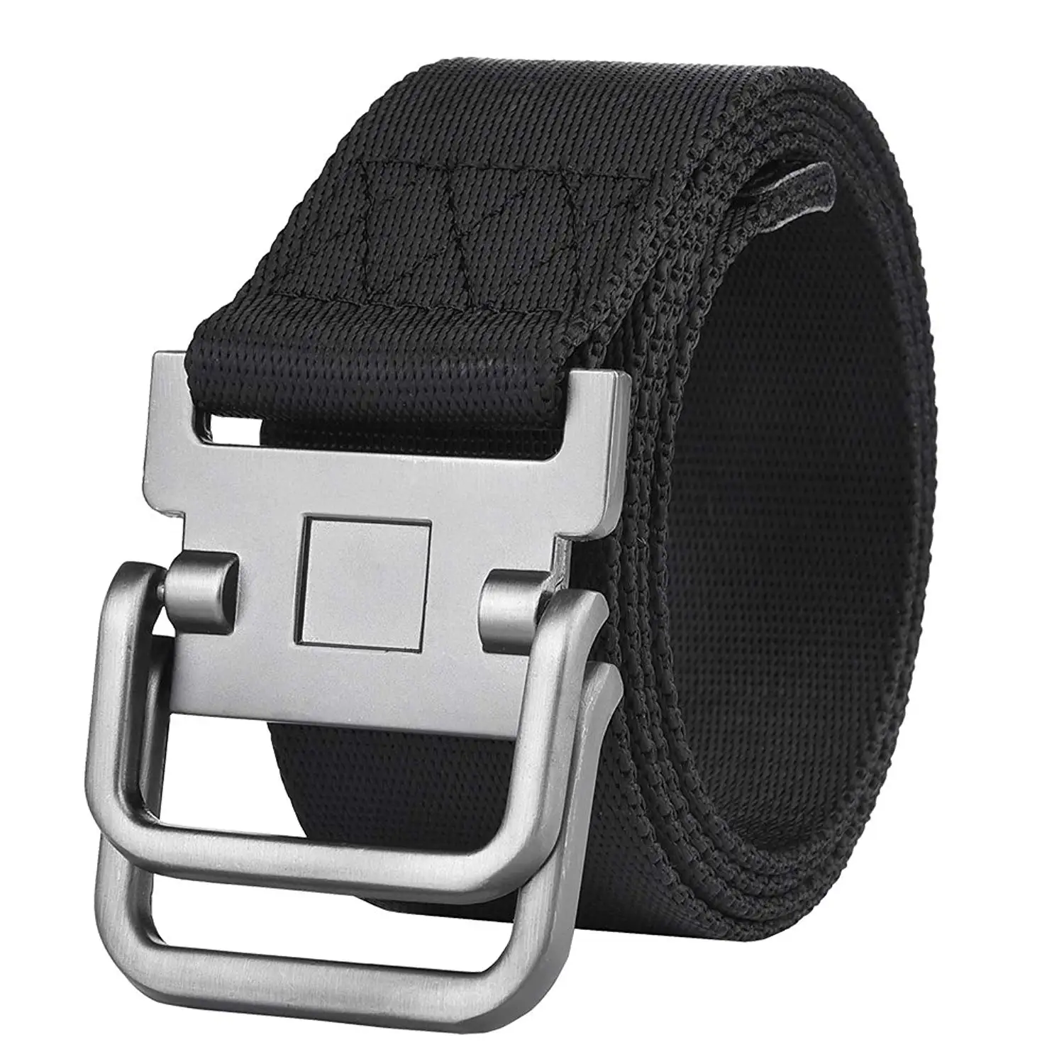 8BEES GIFT Men Nylon Military Belt Tactical Web Waist Belt Adjustable Waistband with Plastic Buckle
