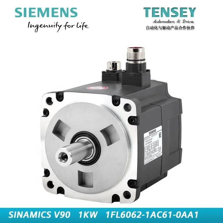 
SIEMENS V90 and SIMOTICS S-1FL6 servo motor 0.4KW 0.75KW 1KW 1.5KW 1.75KW 2KW 2.5KW 3.5KW 5KW 7KW Drive system Basic Controller 