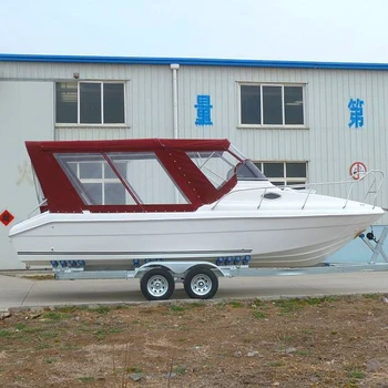 Waterwish Qd25 Cabin China Fiberglass Boat For Fishing Buy
