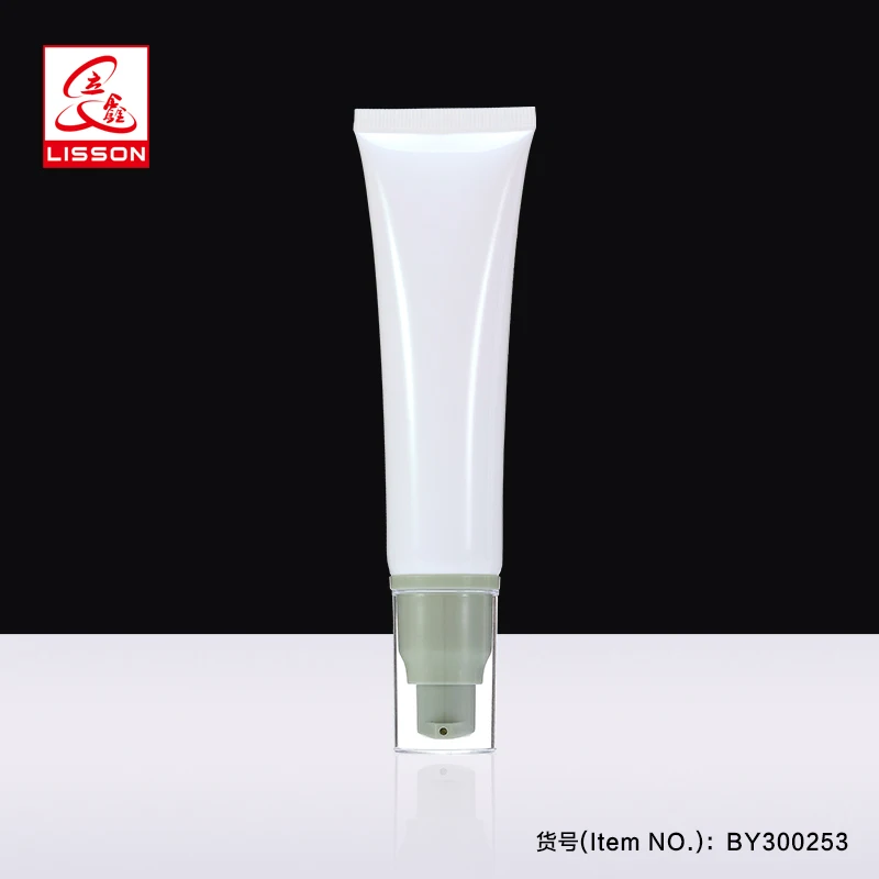Eco friendly 50ml Plastic lotion pump BB cream tube packaging
