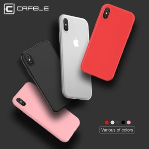 CAFELE New Customized Fashion Silicone TPU Slim Cell phone Cover Matte Mobile Phone Case for iphone x xr xs xs max