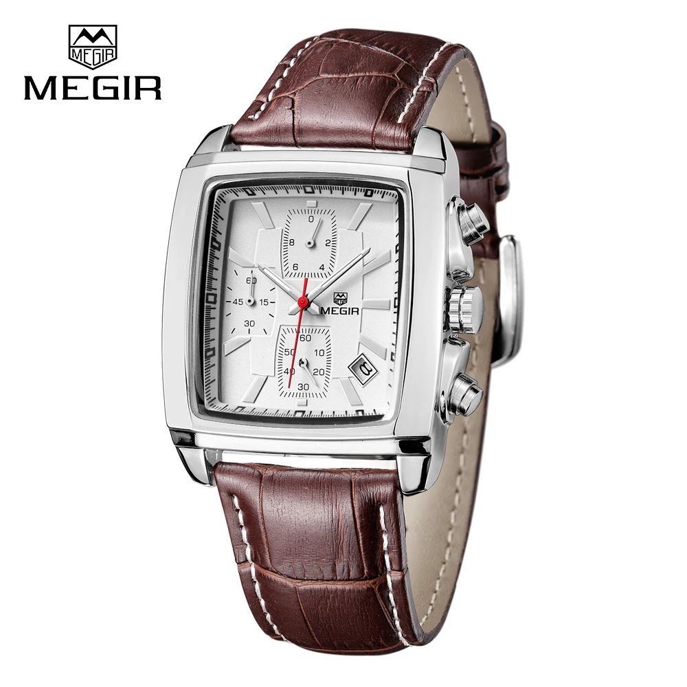 

Megir 2028 wholesale wrist watch for men customized watch faces with your own OEM logo