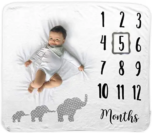 

China Telas De Tienda Ningbo Foldable Baby Monthly Milestone Blanket, N/a
