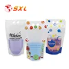 350ml/ 500ml Drinking Transparent Clear Ziplock Stand Up Pouch Bags with Hand-held