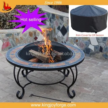 Kingjoy Real Flame Wood Burning Fire Pit Outdoor Buy Real