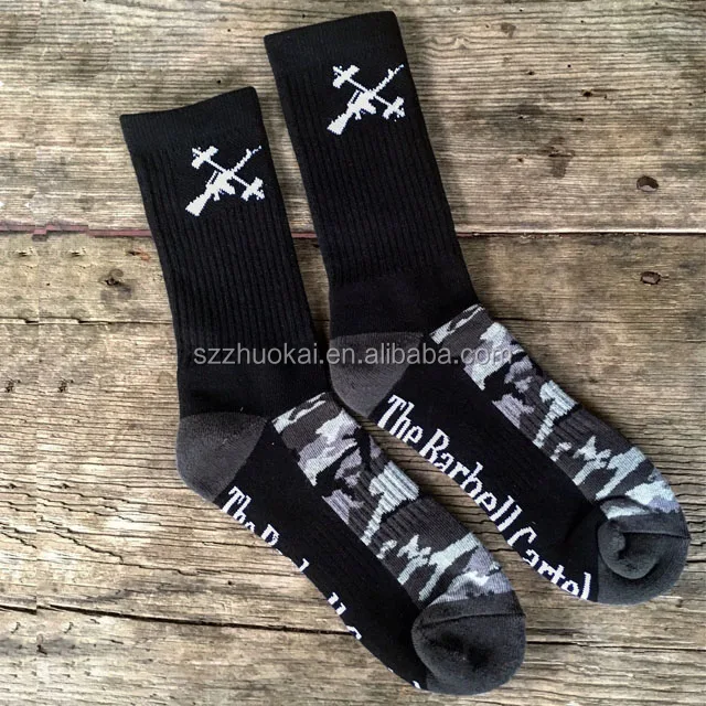 
Custom logo elite basketball althlete sock in high quality 