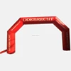 Red Color Fully Digital printing Advertising Inflatable Finish Arch for sale