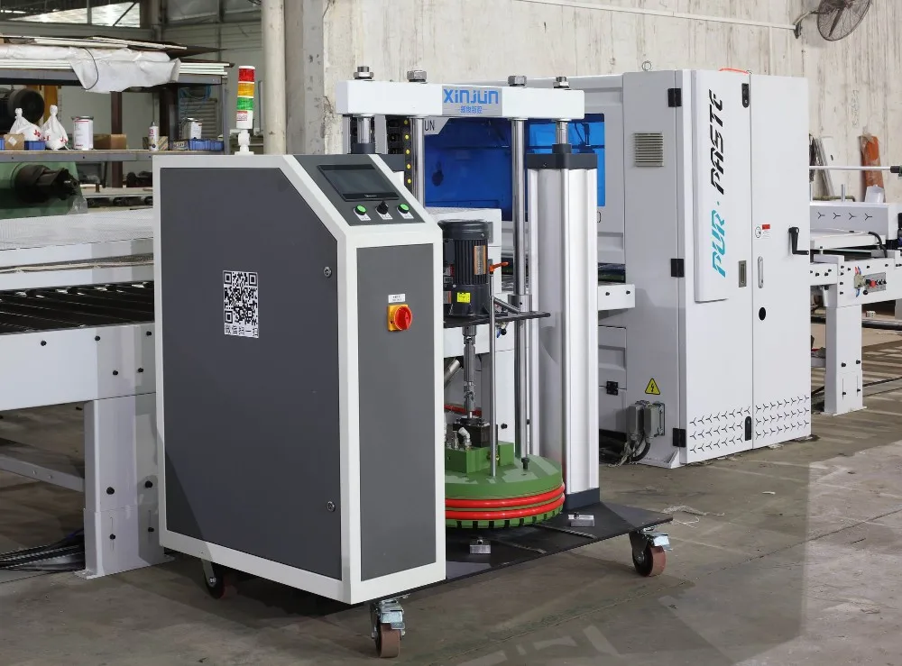 
PVC film and acrylic sheet PUR laminating machine for furniture 