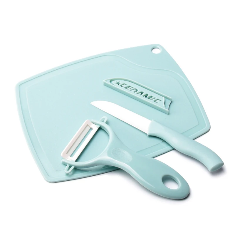 

High Quality Home Kitchen Chopping / Cutting Board Set With Knife & Peeler