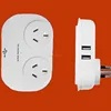 saa c-tick australia new zealand australian powerpoint with dual usb and dual outlet with surge protection