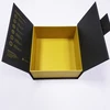 Hot stamping custom logo coffee bean packaging double door magnetic closure gift box