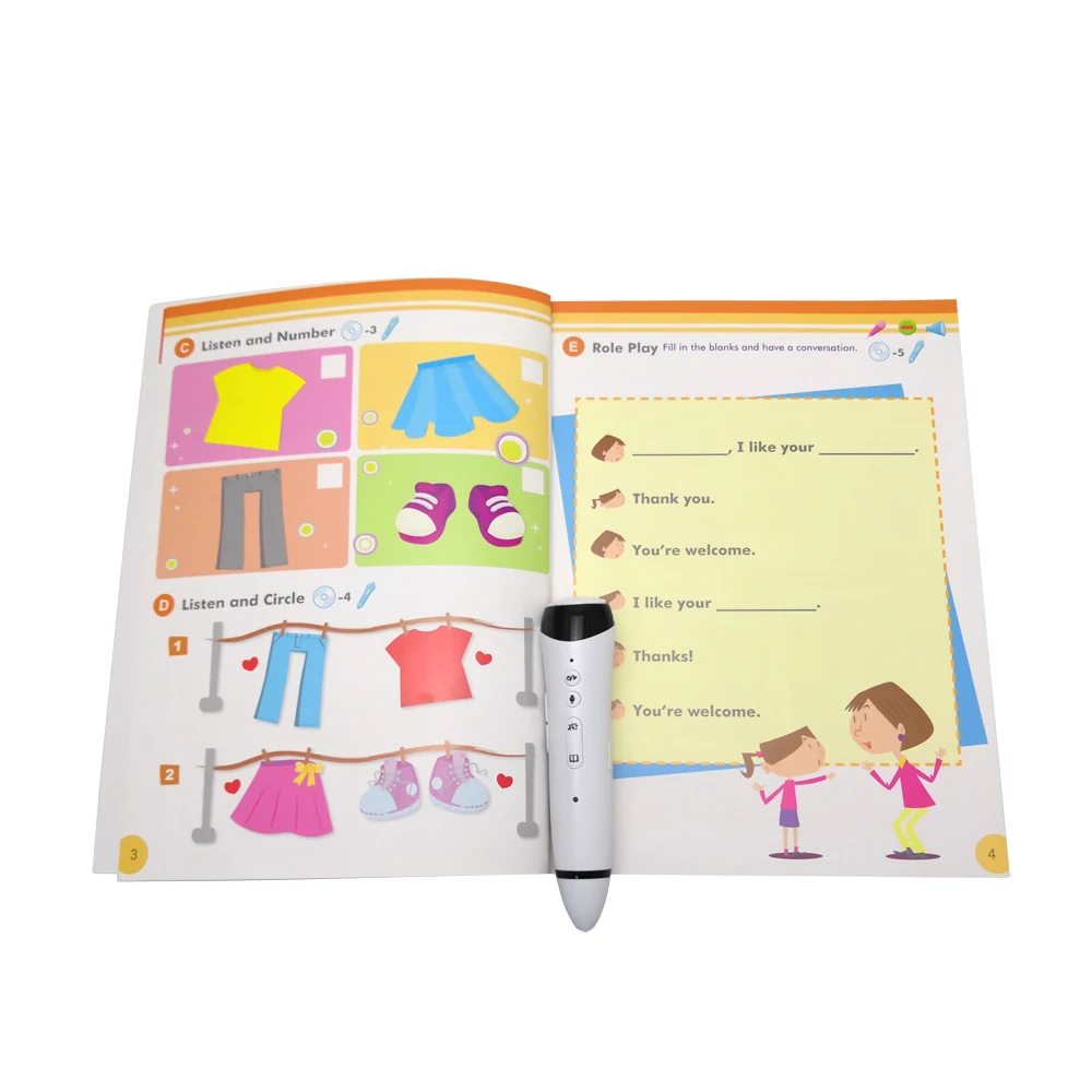 
English Alphabet Learning Toys ABC Books Learning Words Reading Pen 