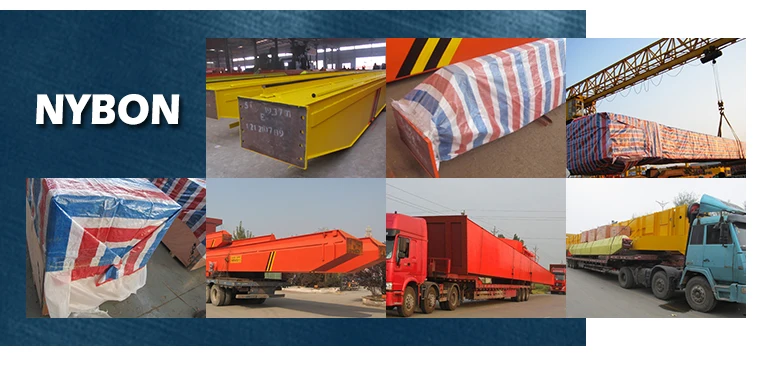 Single girder Junkyard gantry crane 5t with grab