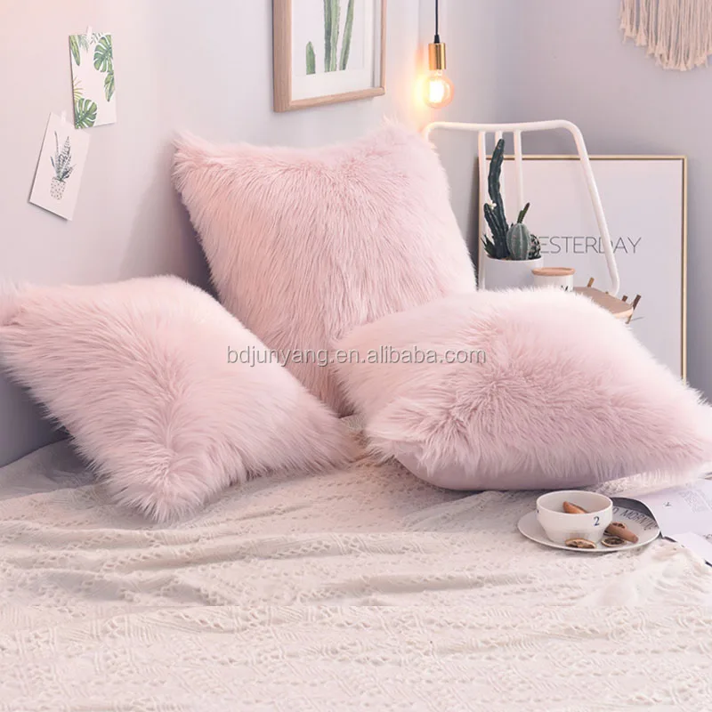 fluffy bolster pillow